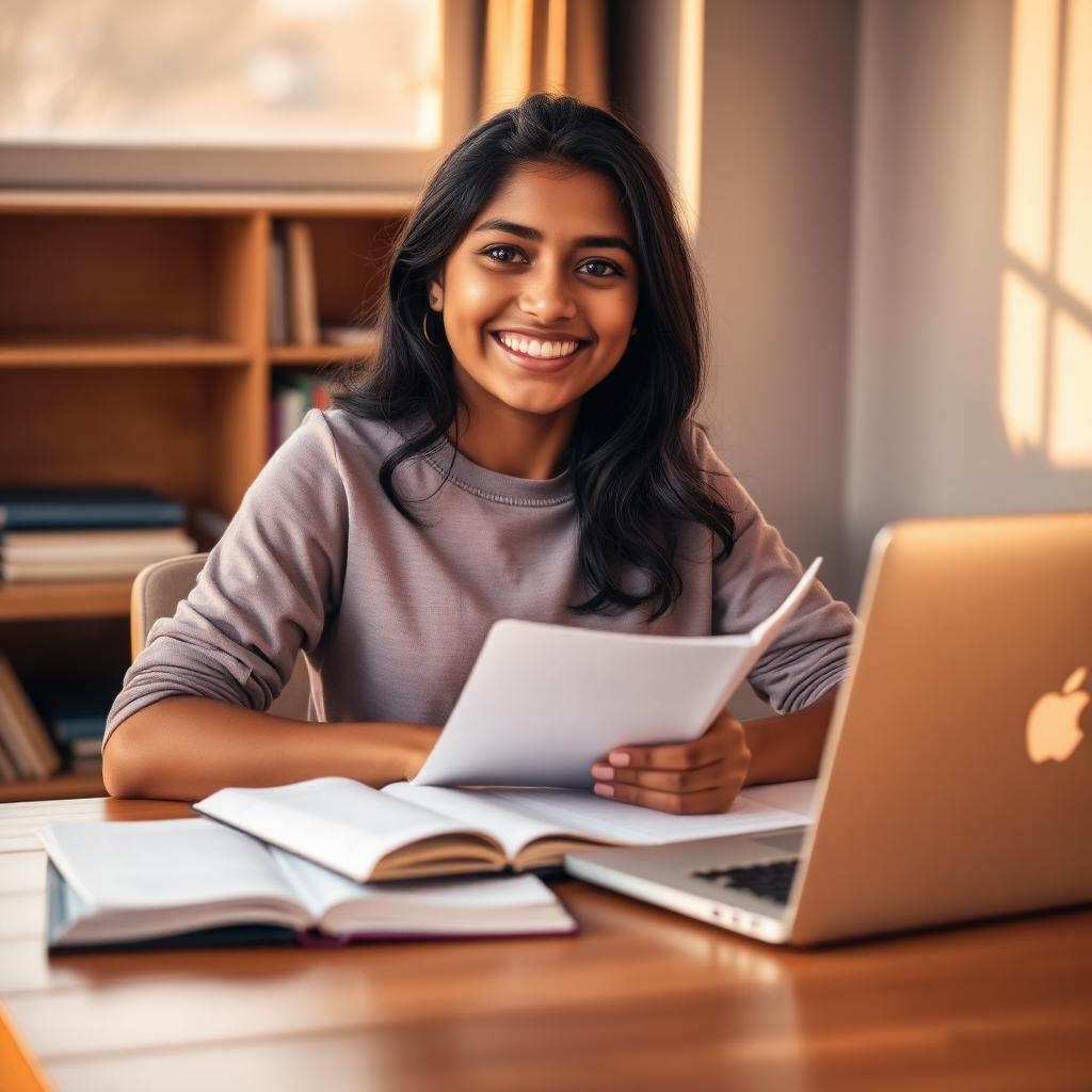A student working through a practice test with a coach